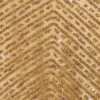 Adhara Embellished Low-Rise A-Line Micro Mini Skirt in Gold