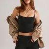 Ailany Modal Scoop-Neck Tank Top in Black