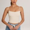 Ailany Modal Scoop-Neck Tank Top in Ivory