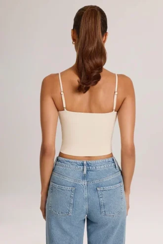 Ailany Modal Scoop-Neck Tank Top in Ivory