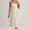 Aireen Modal A-Line Midaxi Dress in Floral Print