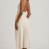 Aireen Modal A-Line Midaxi Dress in Ivory