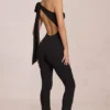 Alira Modal One-Shoulder Jumpsuit in Black