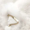 Almerinda Faux Fur Cropped Bolero in White