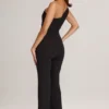 Alouette Modal One-Shoulder Jumpsuit in Black