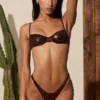 Aluna Underwired Bikini Top in Bronze