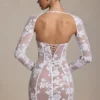 Andreia Lace-Detail Corset Mini Dress in White