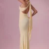 Annelise Jersey Bridesmaid Dress in Butter Yellow
