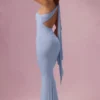 Annelise Jersey Bridesmaid Dress in Powder Blue