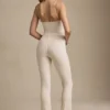 Arlena Bow-Detail Lace Flared Jumpsuit in Ivory