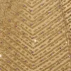 Arlona Embellished Halterneck Mini Dress in Gold