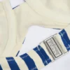 Ascona Underwired Halterneck Balconette Bikini Top in Marine Blue Stripe