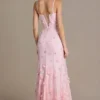 Aurelia Embellished Corset Gown in Baby Pink