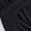Avalon Lace-Up Balloon-Sleeve Mini Dress in Black