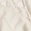 Avalon Lace-Up Balloon-Sleeve Mini Dress in Ivory