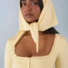 Aviana Knit Headscarf in Butter Yellow