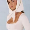 Aviana Knit Headscarf in Ivory