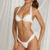 Avina Thong Bikini Bottoms in White
