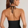 Aviora Modal Halterneck Top in Black