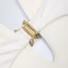 Bahari Cut-Out Hardware-Detail Swimsuit in White