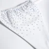 Bali Embellished Drawstring Thong Bikini Bottoms in White