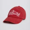 Baseball Cap in Dark Red