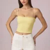 Beata High-Waist A-Line Shorts in Ecru Wash