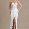 Beatrix Premium Embellished Lace Corset Gown in White