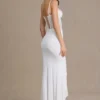 Beatrix Premium Embellished Lace Corset Gown in White