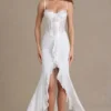 Beatrix Premium Embellished Lace Corset Gown in White