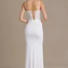 Beatrix Premium Embellished Lace Corset Gown in White