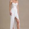 Beatrix Premium Embellished Lace Corset Gown in White
