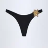 Beqa Hardware-Detail Cheeky Bikini Bottoms in Black