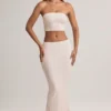 Blake Modal Mid-Rise Maxi Skirt in Stripe Print