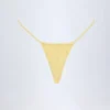 Bosa Broderie Anglaise Drawstring Bikini Bottoms in Lemon Yellow
