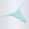 Bosa Broderie Anglaise Drawstring Bikini Bottoms in Powder Blue