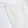 Bosa Broderie Anglaise Drawstring Bikini Bottoms in White