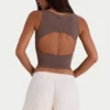 Brushed Jersey Elasticated Mini Shorts in Ecru