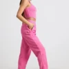 Brushed Jersey Oversized Joggers in Hot Pink