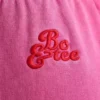 Brushed Jersey Oversized Joggers in Hot Pink