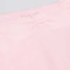 Brushed Jersey Ruched Mid-Rise Leggings in Pale Pink Marl