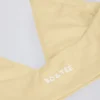 Brushed Jersey V-Neck Sports Bra in Lemon Marl