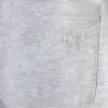 Brushed Jersey Wide-Leg Joggers in Grey Marl