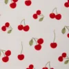 Calella Charm-Detail Triangle Bikini Top in Cherry Print