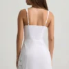 Calina Cutwork Cotton-Poplin A-Line Mini Dress in White