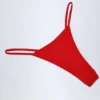 Camogli Thong Bikini Bottoms in Zebra Print