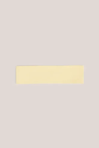 Candy Modal Ribbed Headband in Buttercream Yellow