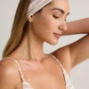 Candy Modal Ribbed Headband in Pink & Yellow Stripe