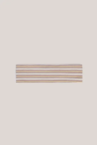 Candy Modal Ribbed Headband in Pink & Yellow Stripe