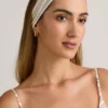 Candy Modal Ribbed Headband in Pink & Yellow Stripe